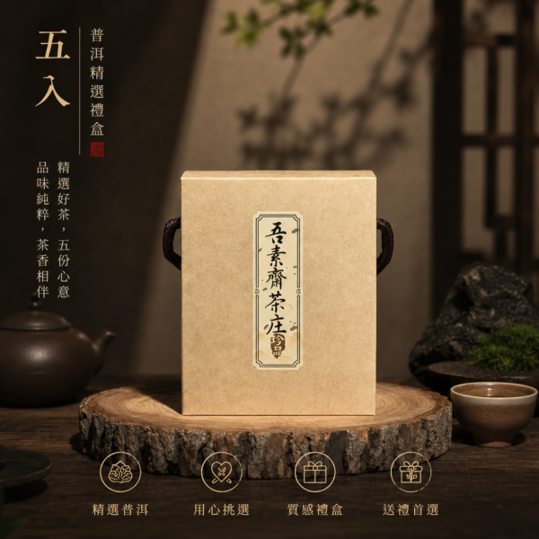 五入普洱精選禮盒