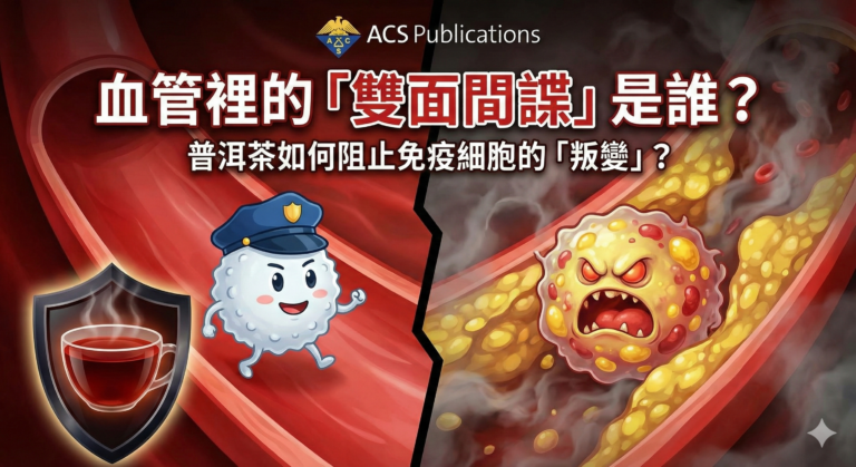 台灣北醫大研究普洱茶預防動脈硬化與泡沫細胞