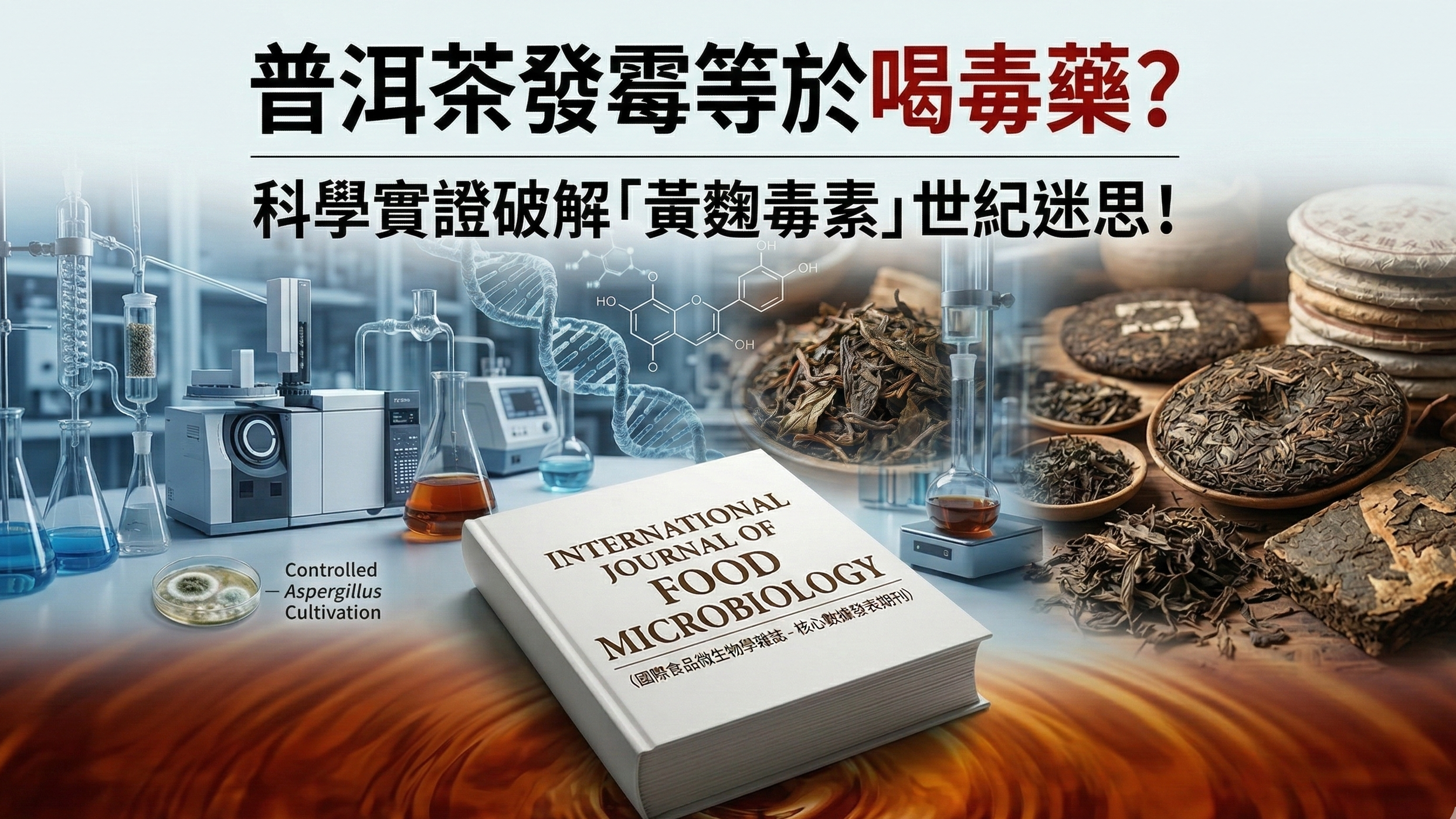 S1E08｜普洱茶發霉等於喝毒藥？科學實證破解「黃麴毒素」世紀迷思！揭開做舊茶黑幕與保存指南