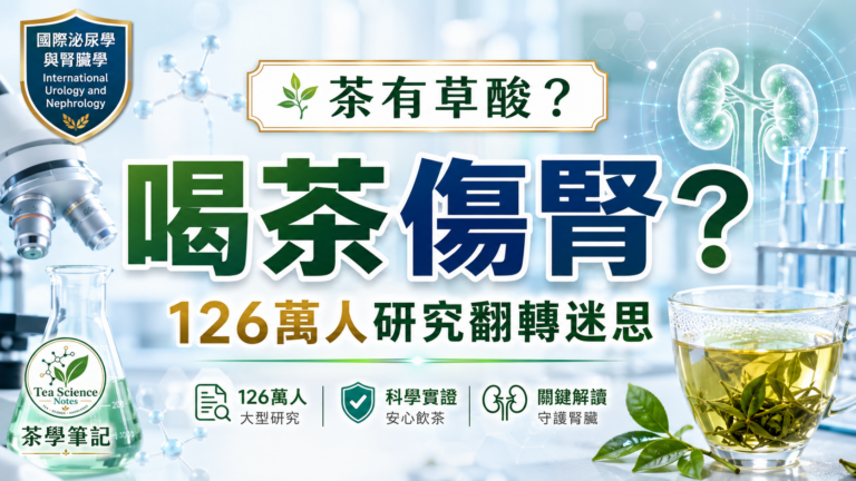 喝茶會傷腎嗎？茶有草酸與腎結石風險的科學解析