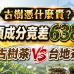 古樹茶與台地茶質譜實測，305種成分中一項成分相差638倍