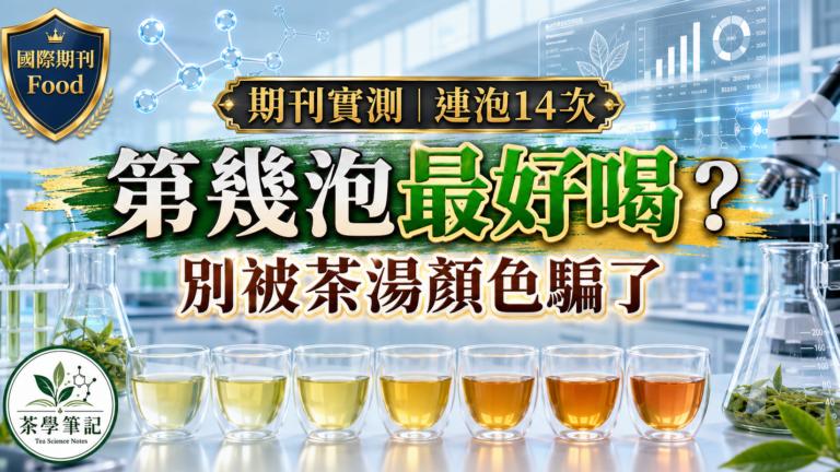 普洱茶第幾泡最好喝,2025期刊連泡14次研究縮圖
