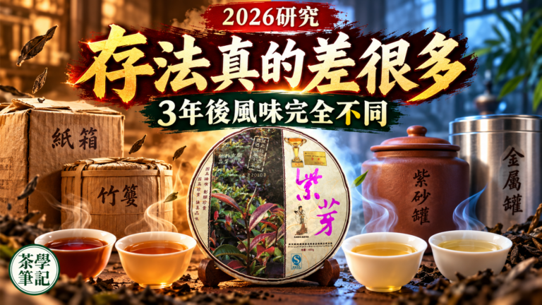 普洱茶存放紙箱陶罐鐵罐木箱3年科學實測比較