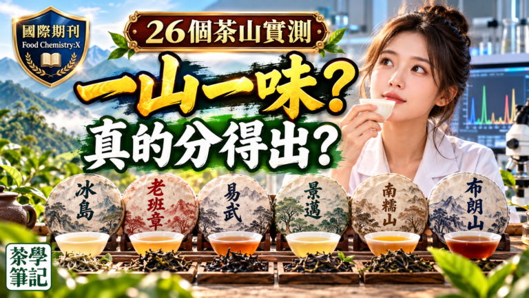 《茶學筆記》S4E03封面：26個普洱茶山實測，一山一味？真的分得出？